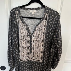 NWT's Women's 3X Bohemian Blouse